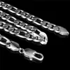 12mm 20inches 925 Sterling Silver Figaro Chain Necklace Necklace Mashing Jewelry for Men top Quality