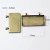 Beadsnice large blank bezel setting pendant bezels brass rectangle pendant setting for your handmade project diy gift for her ID 5266s