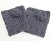 Crochet Malha Boot Cuffs Meias de Pernas Curtas Para As Mulheres Frete Grátis