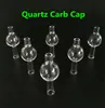 DHL Mais Novo Quartz bolha carb cap cúpula bola redonda para XL XXL Quartz térmica banger Prego de vidro tubulações de água de vidro dab plataformas de petróleo