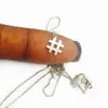 10pcs Hashtag Collana semplice Segno iniziale Collana Trendy Simbolo # collane Tipografia Lettera Music Nota Collana per donne Ladies