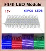 SMD 5050 Светодиодные модули Водонепроницаемые IP65 Светодиодные модули DC 12V SMD 3 светодиодных знака Светодиодная подсветка для букв канала Теплый / холодный белый красный синий CDT015