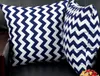 Подушка корпус Chevron Wave Print Case Cushion Fashion Fashion Средиземноморский стиль покрывает крышки домашнего текстиля Decor 23colors декоративная подушка