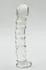 w1031 Gode en cristal à pois transparents pénis en verre pyrex bite bite anal plug anal jouet sexuel pour femmes homme gay femme masturbation masculine pro6205393