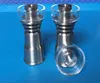 Great 14/18 Quartz Titanium Smoking Hand Tools Ti/Qtz Titanium Domeless Nail Bongs for Dabber Rigs