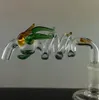 Groothandel Hot Sell Glass Hookah Accessoires Dragon Shape Spiraal Glas Walk The Plank Ty806