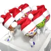 Casquettes de Noël Sucettes de Noël Bonbons Petit Chapeau Noël Mariage Fête d'anniversaire Décoration Fournitures Mignon, 6PCS Set