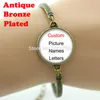 The Cure for Autism is Unconditional Love Pendant bangle Autism Jewelry mother's day Puzzle Autistic Gift for Mom charm bangles