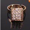 14K oro lleno cristal austriaco antigua cultura egipcia boda fiesta nupcial collar pulsera pendientes anillo joyería Set235z