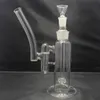 10 inch Double chambers Glass Hookah with removable showerhead downstem, and an extra diffuser within the second chamber