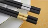 Wysokiej klasy Korea Japanese Hotel Alloy Chopsticks Creative Chopsticks Hotel Dining Chopsticks Gold Silver Black Chopsticks