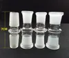 Adattatore di vetro standard 7cm Adattatore per ciotola per narghilè 14-14mm maschio 18-18mm maschio 14-18mm adattatore di vetro femmina per pipa ad acqua in vetro bong oil rig