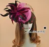 Очаровательная шляпа Кейт Миддлтон, свадебная шляпа, разноцветные перья, милые шерстяные свадебные аксессуары, свадебные шляпы для женщин, шапки-чародеи Bi9680046