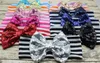 Womenbaby hair accessory Head wrap Blended cotton fabric Headwrap Elastic stripe Sequins bowknot head band Turban BOW Hairb5520711