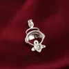 Kostenloser Versand Mode hohe Qualität 925 Silber Engelsflügel lila Diamant Schmuck 925 Silber Halskette Valentinstag Urlaub Geschenke heiß 1662