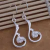 Fashion (Jewelry Manufacturer) 40 pcs a lot Elegant earrings 925 sterling silver jewelry factory price Fashion Shine Earrings AE010