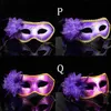 2015 chegada nova Mulheres Sexy Hallowmas Máscara veneziana máscaras de máscaras com pena de flor máscara máscara de festa de dança
