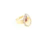 Fashion Crystal Flower ketting oorbellen voor vrouwen 18K Gold vergulde Afrikaans kostuum sieraden sets8498857