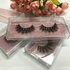 Najwyższej jakości 20 par / partia 3D Faux Norek Strip Lash Natural Długi Rosyjski objętość Silk Eyas Extensions Drop Shipping