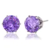 Oorbellen voor Vrouw Bruiloft Sieraden Strass Gemstone Crystal Stud Oorbellen Koreaanse Mode-sieraden 925 Verzilverd Zirkoon CZ Stud Oorbellen