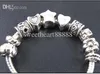 Star Flower Spacer Charms Beads Hot sell mix 100pcs/lot Tibetan Silver Fit European Bracelet 2013011734