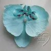 シルクランフラワーヘッド48pcsかわいい910cmバタフライPhalaenopsis moth Orchids人工布の花