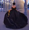 Arabe noir haut bas robe de bal sans bretelles Tulle Wrap Design dos ouvert salut bas robes de soirée court avant Long dos