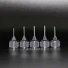 100pcs 10 ml Dropper Butelka Metalowa końska igła Końcówka igła Wysoka przezroczyste butelki z kroplowaniem ściskanie pary aboratory