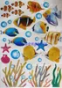 DIY tropical fish wall stickers decal for kids home decor removable Baby nursery bathroom Walls art mural Vinyl decals stickers wa1588399