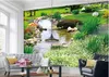 Personalizza la dimensione Alta rapidamente HD murale 3d wallpaper flusso che scorre acqua muro di carta papel de parede prezzo all'ingrosso Spedizione gratuita