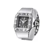 Fashion Stretches Watching Ring Ring Watch 925 Prazeds Watches Moda Roma Digital Diamond Quartz Ring Watches3513512