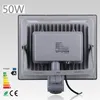 PIR Infrared Motion Sensor led floodlight 110-265V 10W 20W 30W 50W COB IP65 led Flood Light for Garden led spotlight outdoor