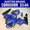 High quality fairings kit for HONDA CBR 600RR fairing 2003 2004 blue Injection Molding 03 04 CBR600RR ABS motorcycle fairing kit Y6F8