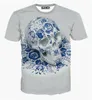 T-shirts Partihandel-Alisister Män / Kvinnors Galaxa Space T-shirt Print Jag kunde se universum 3d T-shirt Casual Unisex Short Sleev