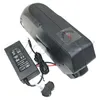 2PCS / LOT 36V 13AH E-BICE LITHIUM BATTERI FÖR BAFANG BBSHD 350W 500W 800W Motor Electric Bike Batteri 36V med strömbrytare USB