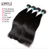 Indian Straight Virgin Hair 100 Indian Human Hair Weaves Bunds Obearbetade Indian Silky Straight Remy Hair Extensions Natural C13316199