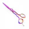 Lyrebird HIGH CLASS 5.5 INCH Professionele haarknipschaar Silvery Rainbow Japan haarschaar Pink Stone NIEUW