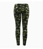 Jeans da donna S-5XL Plus Size Jeans skinny verde militare chic per donna Pantaloni a matita corti mimetici femme