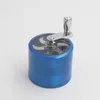 56 mm 4Layers Zicn Alloy Hand Crank Tobacco Grinders Metal Grinders For Herbs Herbal Grinders for Tobacco Shiping9777539