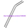 Free shipping 100pcs/lot Stainless Steel Straw Steel Drinking Straws 8.5" 10g Reusable ECO Metal Drinking Straw Bar Drinks Party Stag