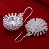 Boucles d'oreilles Fireworks plaquées en argent sterling flambant neuves DFMSE114, boucles d'oreilles pendantes en argent 925 pour femmes 10 paires beaucoup