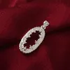 Kostenloser Versand Mode hohe Qualität 925 Silber Mellow Inlay Zirkon Diamant Schmuck 925 Silber Halskette Valentinstag Urlaub Geschenke heiß 1634