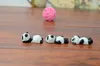 Hurtownie-10x Ceramic Ware Panda Chopstick Rest Porcelanowa Łyżka Widelec Uchwyt Nożowy Stojak Słodkie Piękne Zwierząt W Kształcie Domu Użyj przyjęcia