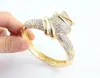 Zestawy biżuterii afrykańskie koraliki oświadczenie kołnierzyka Naszyjne kolczyki Boguńskie pierścienie dla kobiet CZ Diamond Party Wedding Party Akcesoria 2601