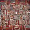 Ręcznie Craft Red Porcelan Mozaiki Płytki Backsplash Kuchnia Płytka ścienna PCMT078 ceramiczna mozaika łazienki płytki