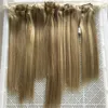 14quot26quot 9pcsSet 18 Clips 100G 120G 140G Piano Color 18613 Clip in Human Hair Extensions Brazilian REMY Clip in Hair E3093841