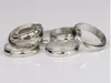 100 stukslot MIX Maat 5MM Breed Metalen Kleur Spin Spinning Arc Koper Transport Ring Ringen Band Ringen5083526