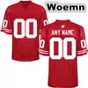 Aangepaste Wisconsin Badgers Jersey Custom Elke naam Nummer College Men Vrouwen Kind Stitched college voetbalshirt Top Quali-factory outlet