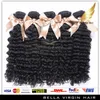 Deep Wave Hair Brazilian Hair Bundles Human Hair Weaves 10-34 Inch Grade 3pcs lot Natural Color Bellahair