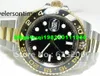 Heren met 2 Tone 18K Geel Goud / Roestvrij staal SS 116713 40mm Keramische wijzerplaat Sapphire Glass Mens Fashion Box Horloges